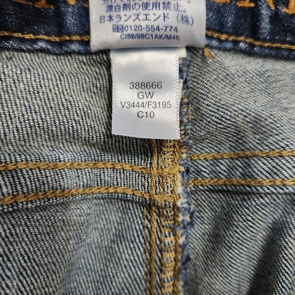 Lands End Dark Wash Mid Rise Bootcut Jeans-Size 14 - Picture 10 of 10